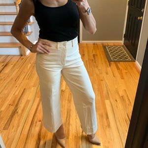 Ann Taylor Loft High Waist Straight Crop Jeans